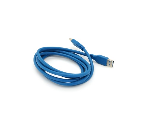 Дата кабель USB 3.0 AM/AM 2.0m Blue Voltronic (YT-3.0AM+AM-2.0)