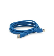 Дата кабель USB 3.0 AM/AM 2.0m Blue Voltronic (YT-3.0AM+AM-2.0)
