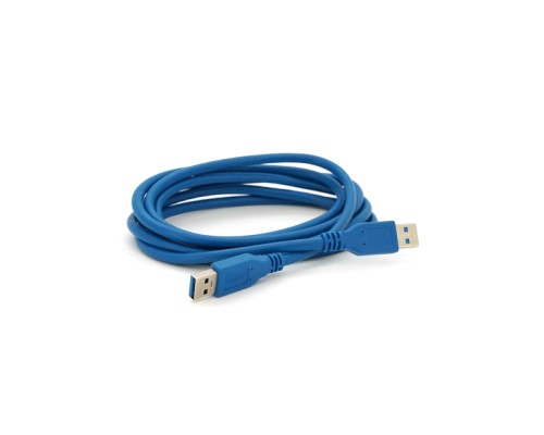 Дата кабель USB 3.0 AM/AM 2.0m Blue Voltronic (YT-3.0AM+AM-2.0)