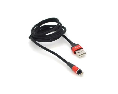 Дата кабель USB 2.0 AM to Lightning 1.0m magnetic 3.1A black PZX (V133-B)