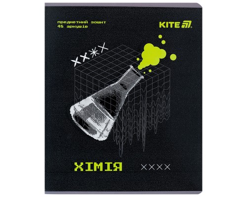 Зошит Kite предметний Techno 48 аркуші, клітинка, хімія (K25-240-6)