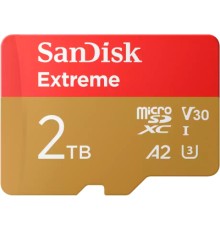 Карта пам'яті SanDisk 2TB microSDXC class 10 UHS-I U3 V30 A2 Extreme (SDSQXAV-2T00-GN6MA)