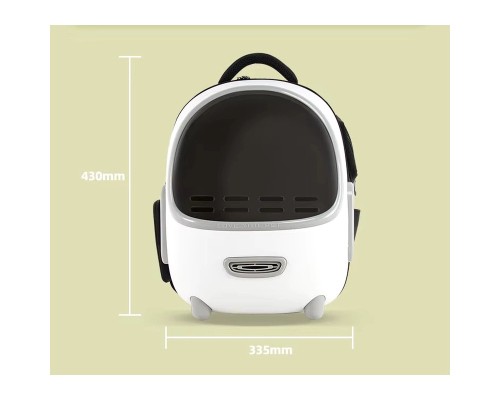 Переноска для тварин Lapka з вентиляцією зелена (PCB-01-G)