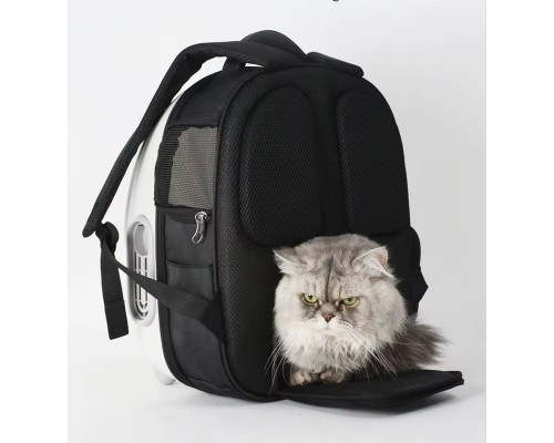 Переноска для тварин Lapka з вентиляцією зелена (PCB-01-G)