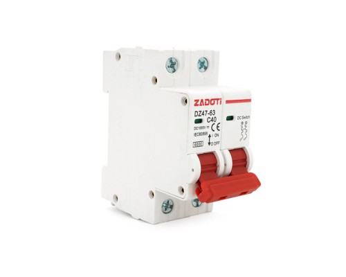 Автоматичний вимикач ZADOTI DZ47-63C40