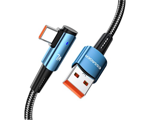 Дата кабель USB 2.0 AM to USB-C 2.0m 100W blue Essager (EXCWT7A-CGA03-P)