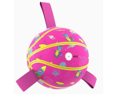Іграшка для собак MISOKO&CO М'яч надувний у формі баскетбольного м'яча рожевий 18.5 см (KINMSK70120)