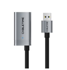 Дата кабель USB 3.0 AM/AF 10.0m active Cabletime (CA915170)