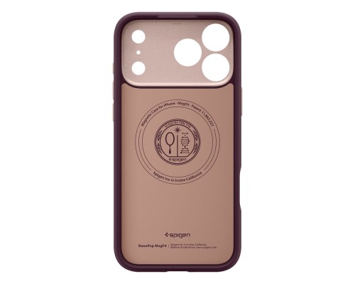 Чохол до мобільного телефона Spigen Nano Pop MagFit iPhone 17 Pro Max Burgundy Bean (ACS10261)