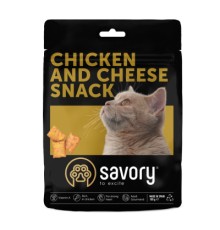Ласощі для котів Savory Snacks Pillows Gourmand with Chicken and Cheese 180 г (4820261921311)