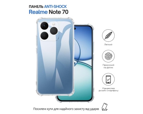 Чохол до мобільного телефона BeCover Anti-Shock Realme 15T Clear (714702)