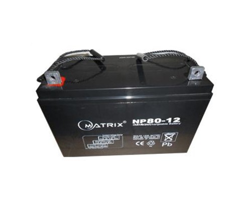 Батарея до ДБЖ Matrix 12V 80AH (NP80-12) 