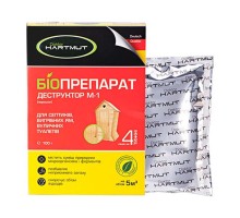 Засіб для дезодорації біотуалетів Doktor Hartmut биопрепарат-деструктор М-1 (4260349572002)