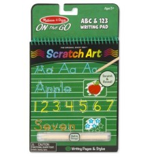 Набір для творчості Melissa&Doug Альбом царапок Буквы и цифры (MD9142)