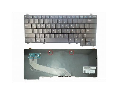 Клавіатура ноутбука Dell Latitude E5440 черная c ТП UA (A43825)