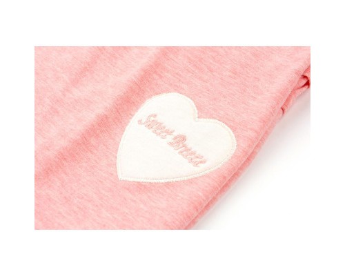 Набір дитячого одягу Breeze з сердечком і оборочкою (11261-98G-peach)