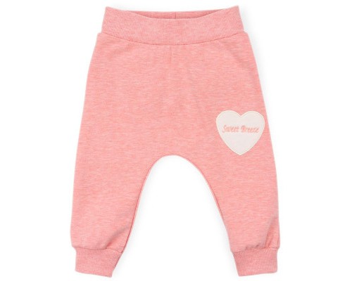 Набір дитячого одягу Breeze з сердечком і оборочкою (11261-98G-peach)