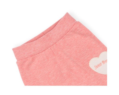Набір дитячого одягу Breeze з сердечком і оборочкою (11261-98G-peach)