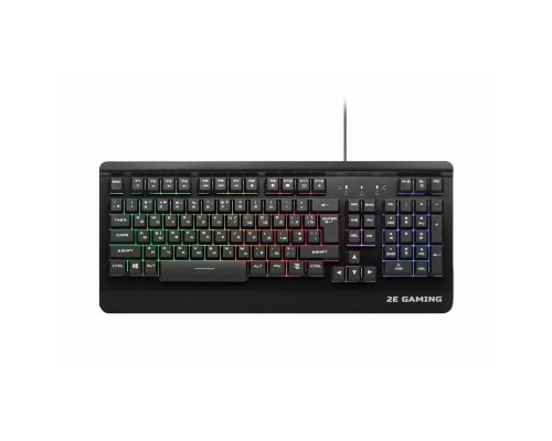 Клавіатура 2E KG320 LED USB Black Ukr (2E-KG320UB)