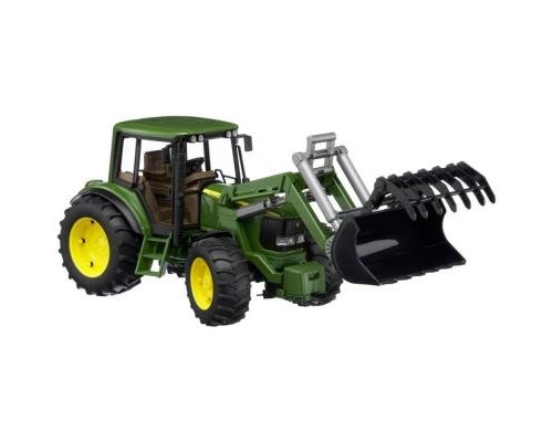 Спецтехніка Bruder трактор Джон з навантажувачем 1:16 (02052)