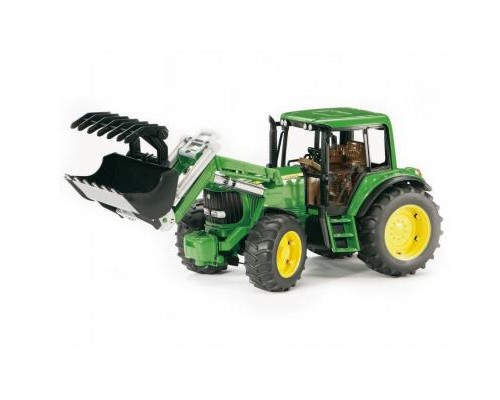 Спецтехніка Bruder трактор Джон з навантажувачем 1:16 (02052)