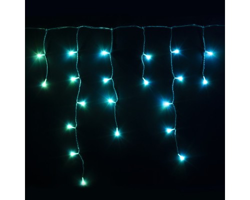 Гірлянда Twinkly Smart LED Icicle RGB 190, BT+WiFi, Gen II, IP44 кабель прозо (TWI190STP-TEU)