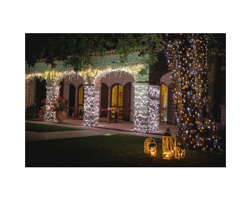 Гірлянда Twinkly Smart LED Icicle RGB 190, BT+WiFi, Gen II, IP44 кабель прозо (TWI190STP-TEU)