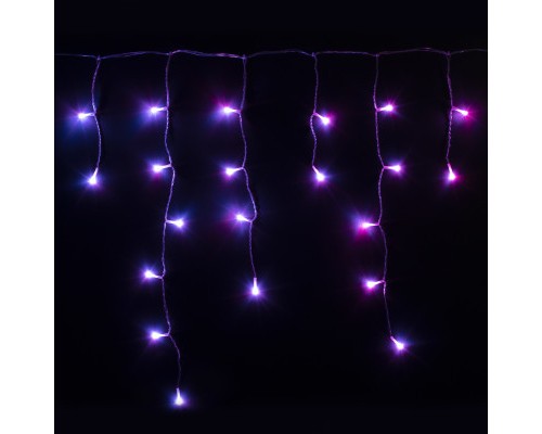 Гірлянда Twinkly Smart LED Icicle RGB 190, BT+WiFi, Gen II, IP44 кабель прозо (TWI190STP-TEU)