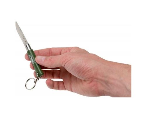 Ніж Opinel 4 Inox VRI Green (002054)