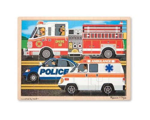 Пазл Melissa&Doug Спецмашини, 24 елемента (MD9062)