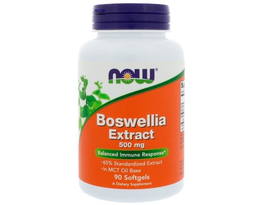 Трави Now Foods Босвеллия Екстракт, Boswellia Extract, 90 гелеві Капсул (NOW-04936)