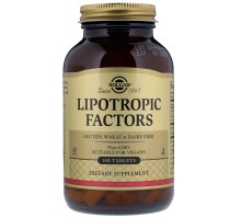 Вітамінно-мінеральний комплекс Solgar Ліпотропних Фактор, Lipotropic Factors, 100 таблеток (SOL-01581)