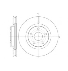 Гальмівний диск REMSA 61259.10