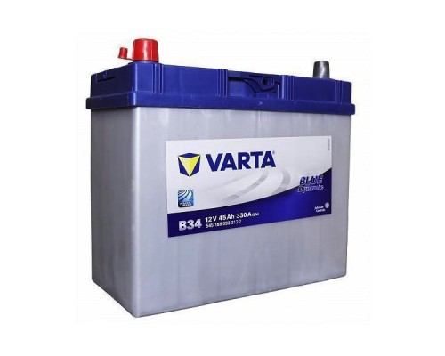 Акумулятор автомобільний Varta Blue Dynamic 45Аh без нижн. бурта (545158033)