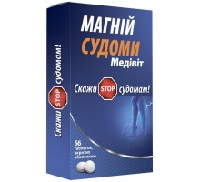 Мінерали НАТУР ПРОДУКТ ФАРМА Медивит Магний Судороги таблетки № 56
