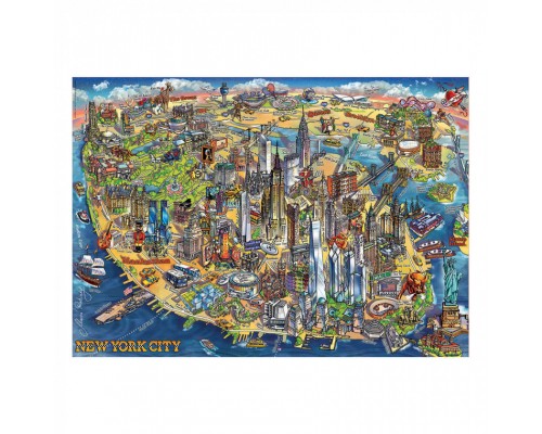 Пазл Educa Карта Нью-Йорка 500 елементов (6336991)