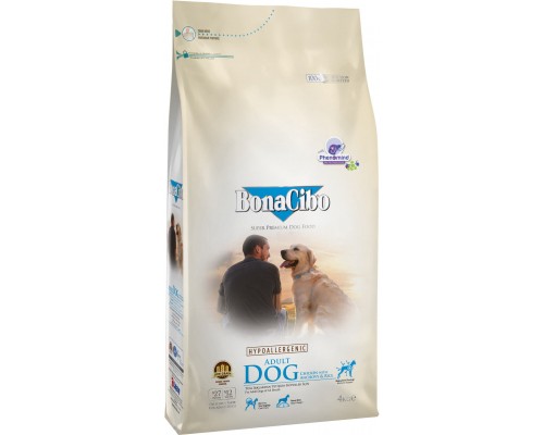 Сухий корм для кішок BonaCibo Adult Dog Chicken&Rice with Anchovy 4 кг (8694686406113)