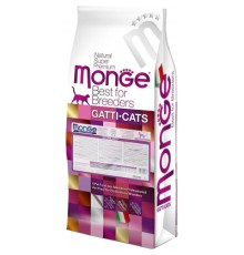 Сухий корм для кішок Monge Cat Sterilised зі смаком курки та лосося 10 кг (8009470005135)