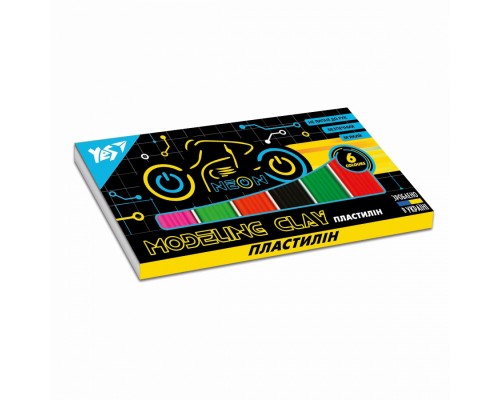 Пластилін Yes Ultrex 6 кол., 120 г (540607)