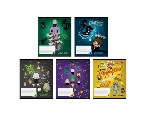 Зошит Kite Harry Potter, 12 аркушів, лінія (HP22-234)