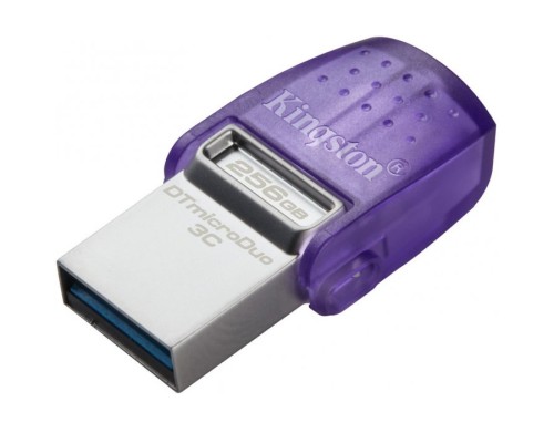 USB флеш накопичувач Kingston 256GB DataTraveler microDuo 3C USB 3.2/Type C (DTDUO3CG3/256GB) 