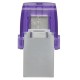 USB флеш накопичувач Kingston 256GB DataTraveler microDuo 3C USB 3.2/Type C (DTDUO3CG3/256GB) 