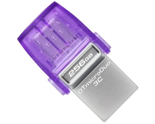 USB флеш накопичувач Kingston 256GB DataTraveler microDuo 3C USB 3.2/Type C (DTDUO3CG3/256GB) 
