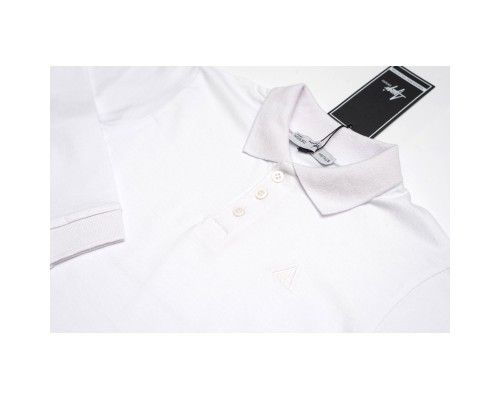 Кофта дитяча A-Yugi поло з довгим рукавом (4211-140B-white)