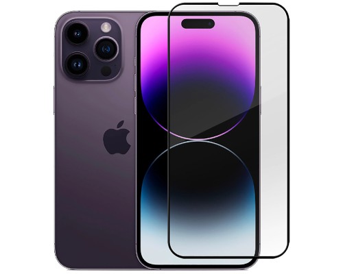 Скло захисне BeCover Apple iPhone 14 Pro Black (707968)