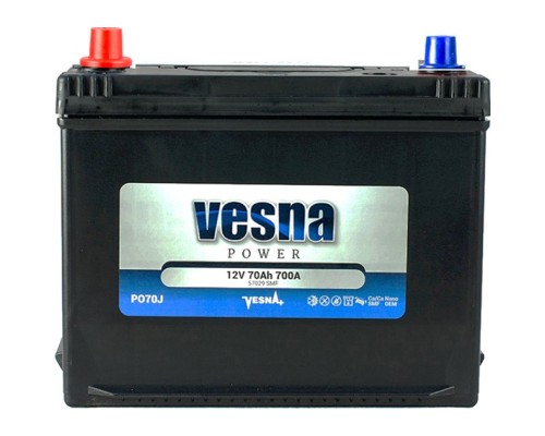 Акумулятор автомобільний Vesna 70 Ah/12V Vesna Japan (415 370)