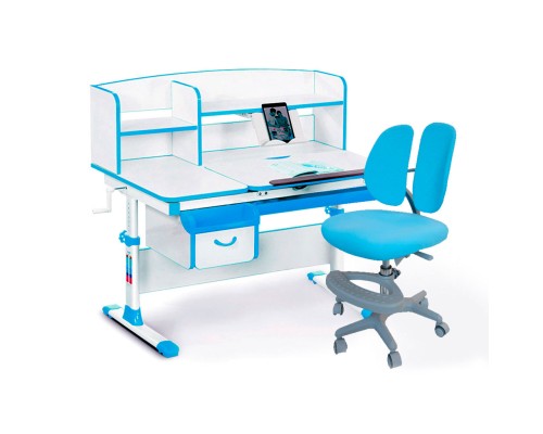 Парта з кріслом Evo-kids Evo-50 BL + Y-408 KBL