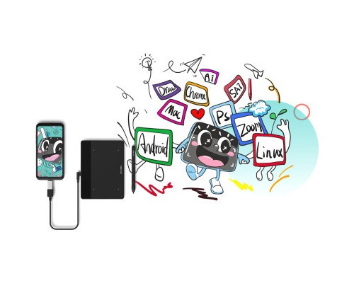 Графічний планшет XP-Pen Deco Fun Black (Deco Fun L_BK)