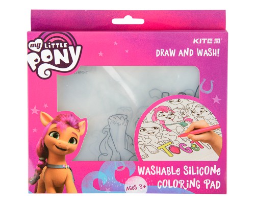 Підкладка настільна Kite силіконова розмальовка My Little Pony, 30х40см (LP22-424)
