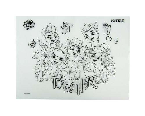 Підкладка настільна Kite силіконова розмальовка My Little Pony, 30х40см (LP22-424)